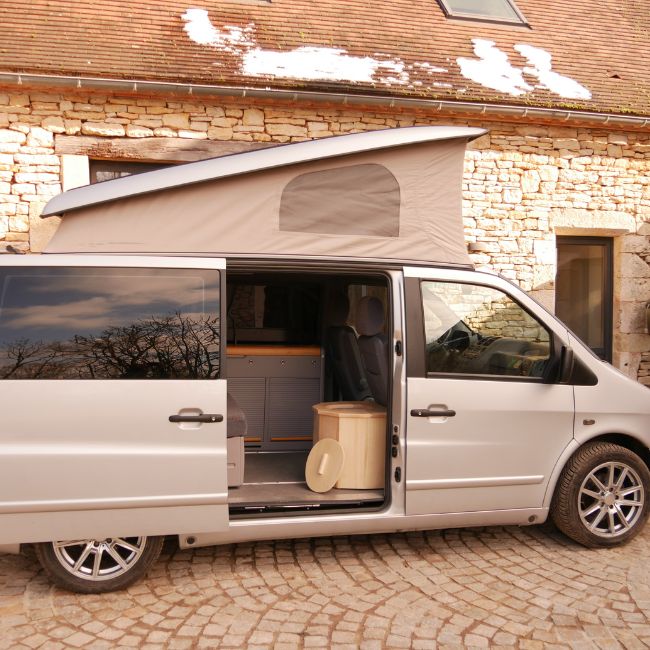 Toilette sèche mobile camping van camping car Made in France