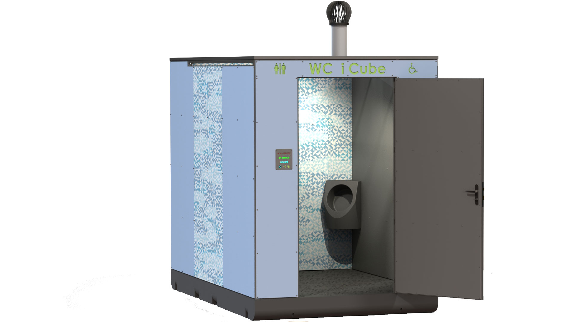 WC écologiques publics i Cube® modèle plage