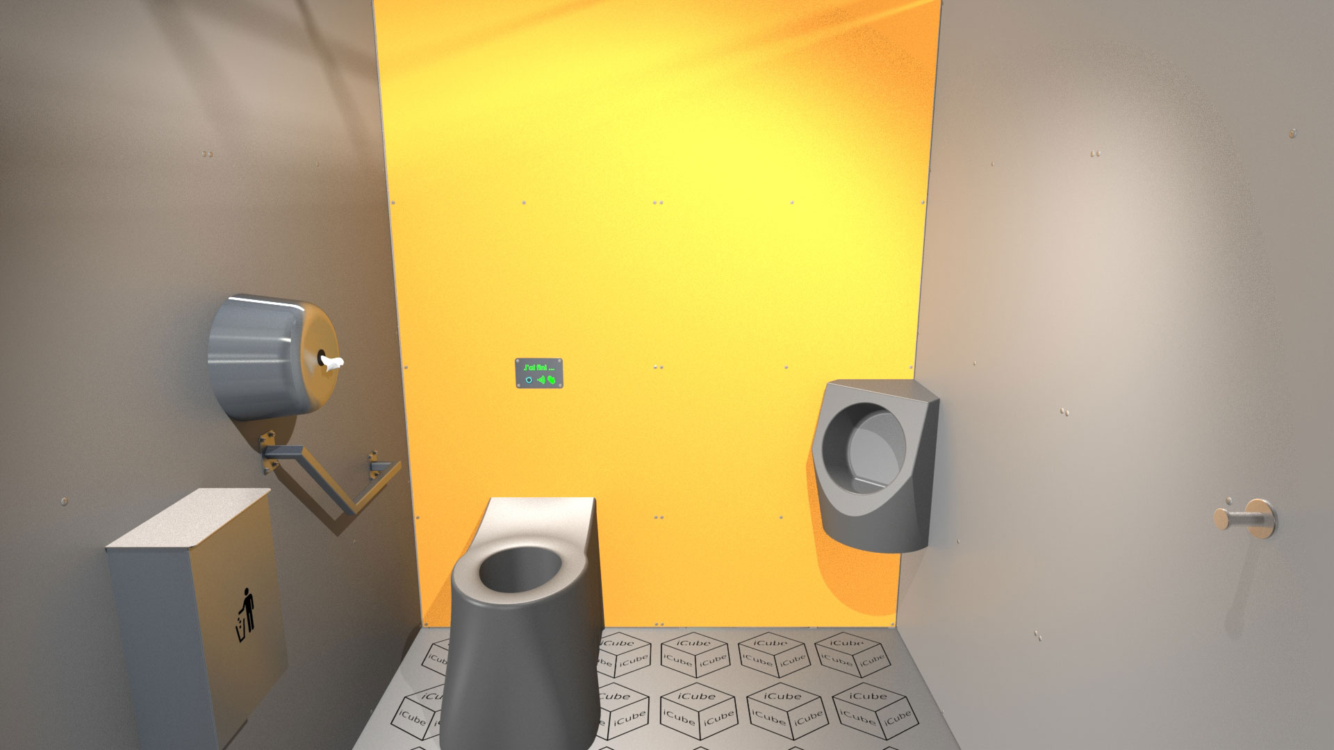 Intérieur cabine i Cube® orange