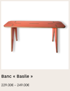 Banc Basil Design Beagle and Wood