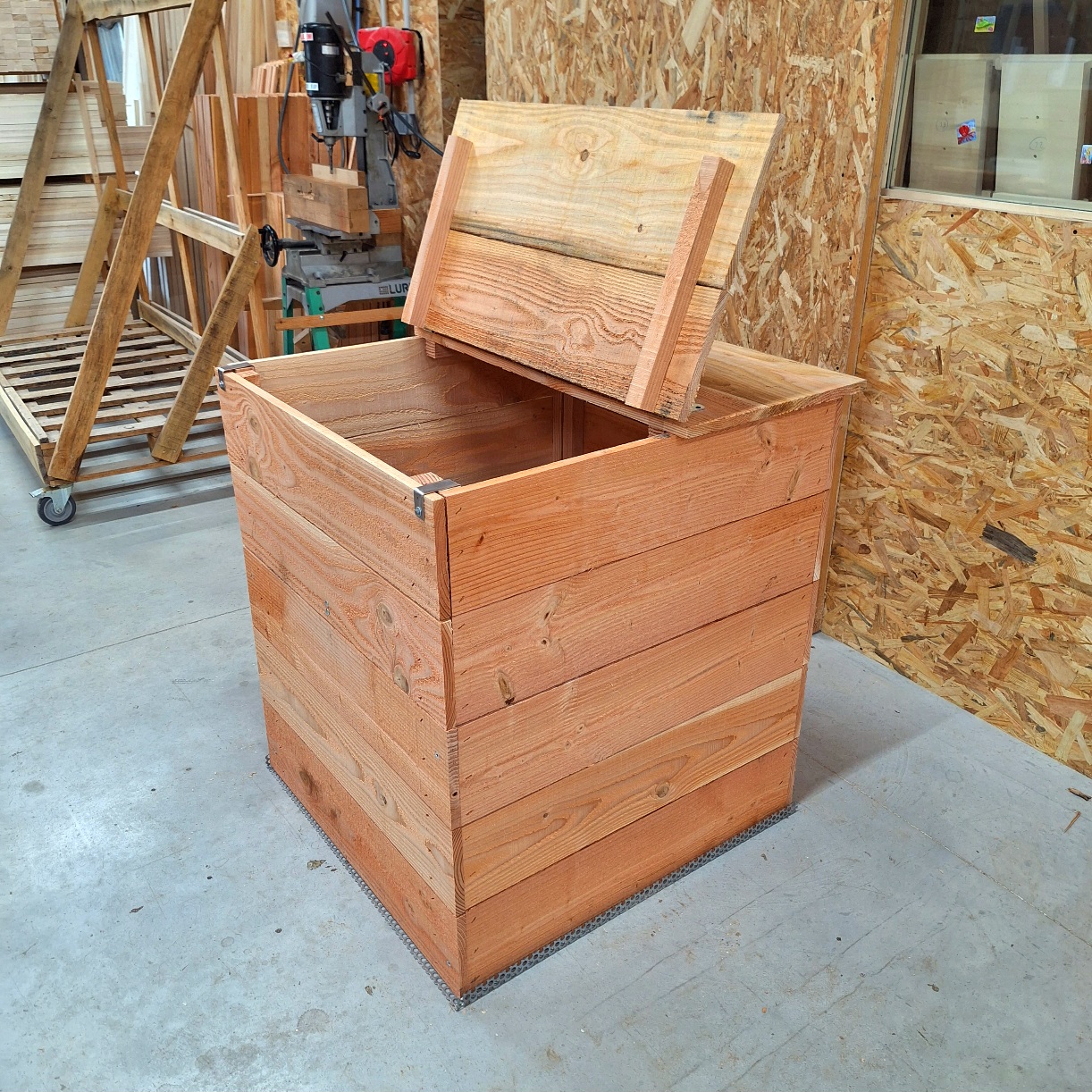 Composteur en bois XL 600 litres